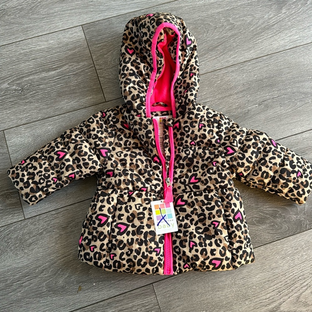 Brand new 12 month baby girl winter coat jacket